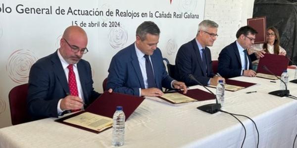 Firma de los realojos de la Cañada Real