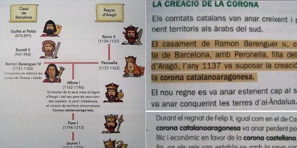 Las mentiras que tratan de adoctrinar a los estudiantes catalanes