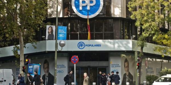 Sede del Partido Popular en la Calle Génova de Madrid.