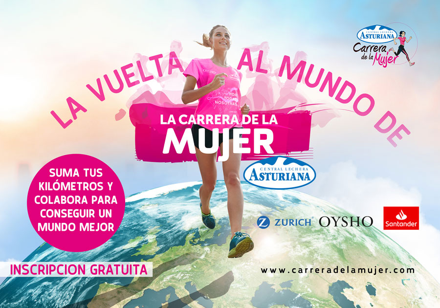 La Carrera de la Mujer se plantea superar los 40 008 kilómetros / Carrera de la Mujer