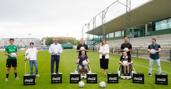 El Real Racing Club ha mostrado su apoyo al ABall en Cantabria / Real Racing Club