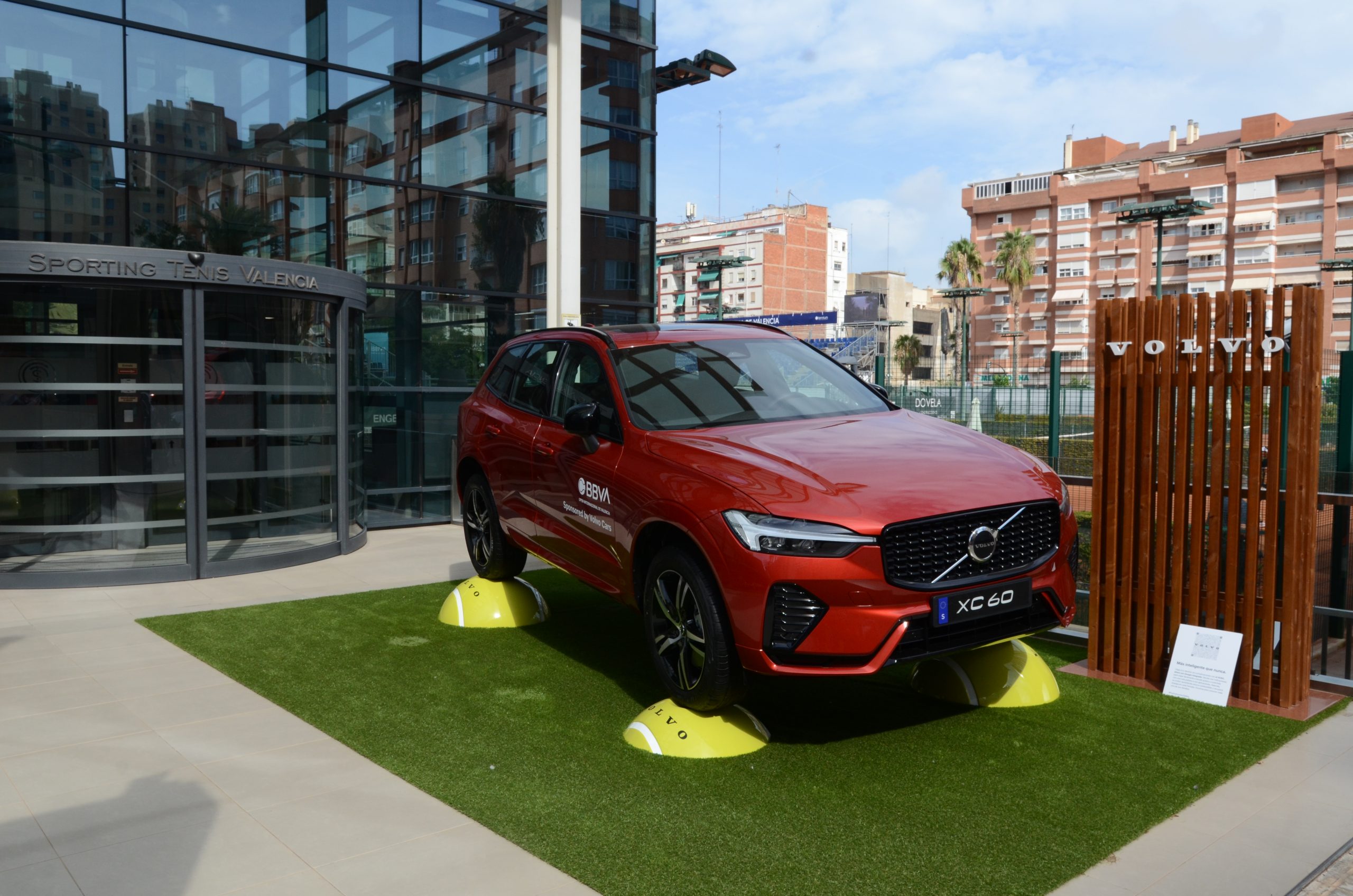 Los vehículos de Volvo redujeron en Valencia la huella de carbono / BBVA Open Internacional de Valencia