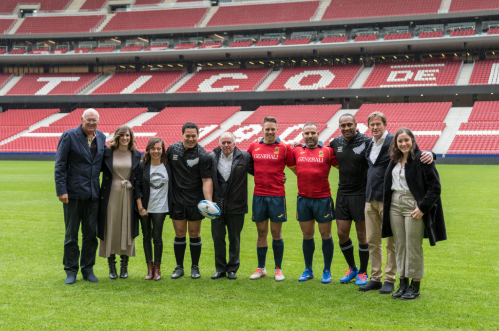 La Selección de Rugby durante la presentación / Walter Digerolmo