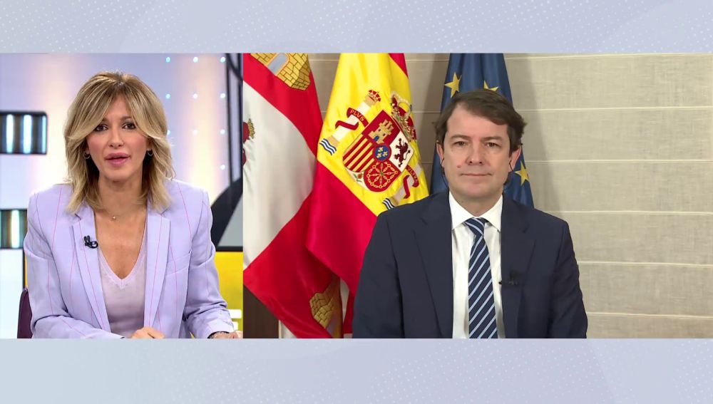 El presidente de la Junta de Castilla - León defendió el toque de queda a las ocho / Antena 3