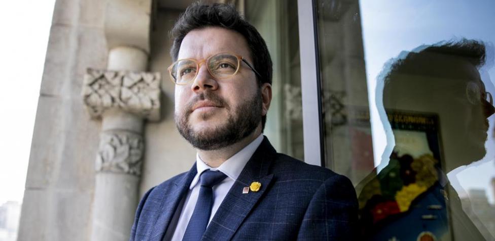 Pere Aragonés tendrá la oportunidad de reunirse en Moncloa con Pedro Sánchez / La Vanguardia