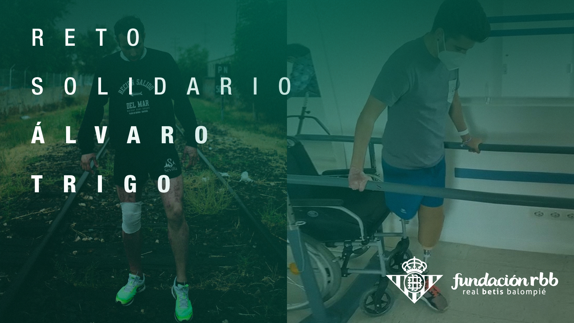 Álvaro Trigo y la Fundación Real Betis se unen por un fin solidario / Fundación RBB