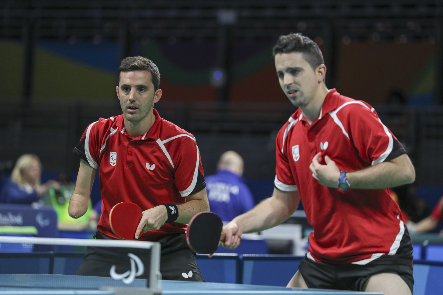 José Manuel Ruiz durante un partido / Paralímpicos