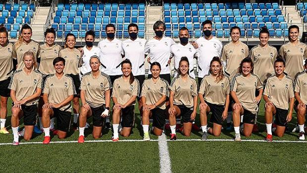 Las jugadoras del Real Madrid femenino durante la pretemporada / ABC