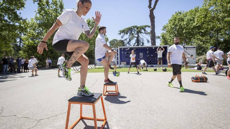 CuboGym llegó la semana pasada a Madrid Río tras cuatro semanas en El Retiro / Time Out