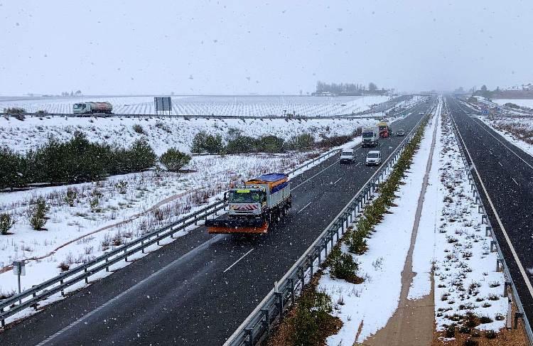 Nevada en carreteras / Servimedia