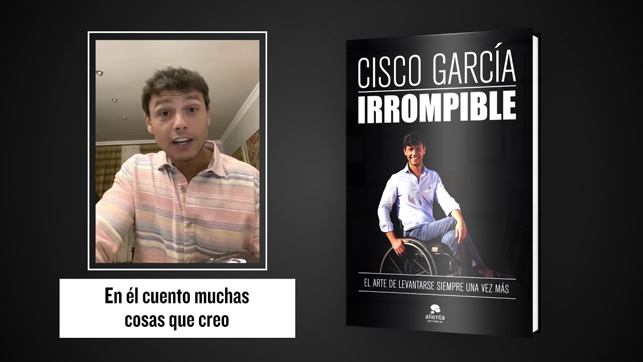 Cisco García durante la presentación de "Irrompible" / Planeta de Libros 