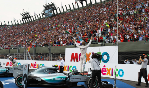 Público en las gradas del GP de México / Autobild