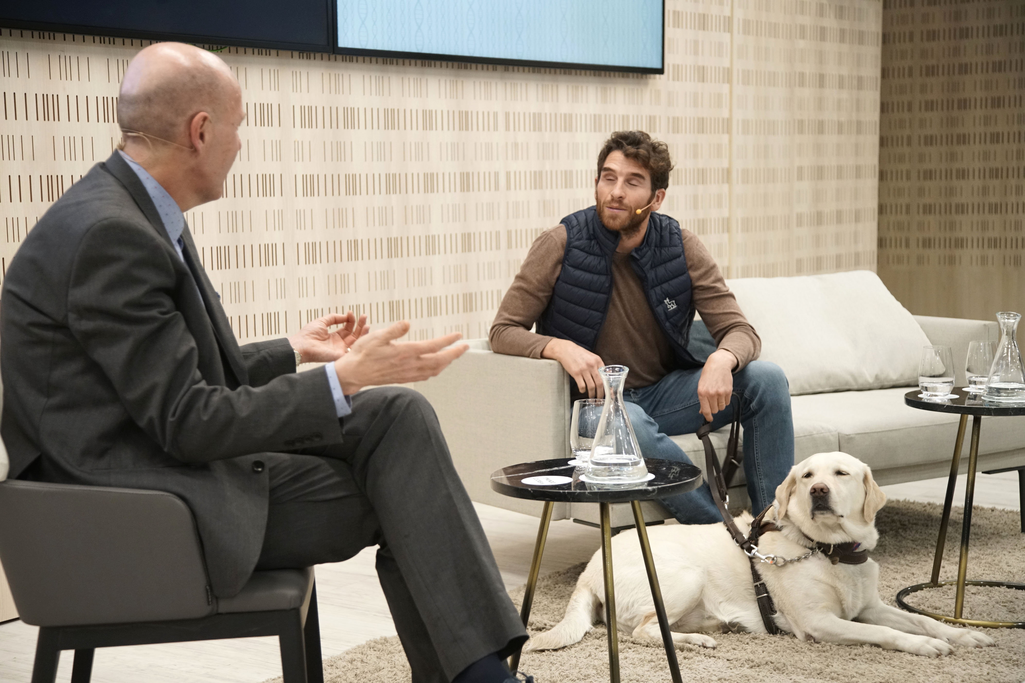 Jota García, uno de los paralímpicos durante la presentación de GNDiario / Nacho Carretero