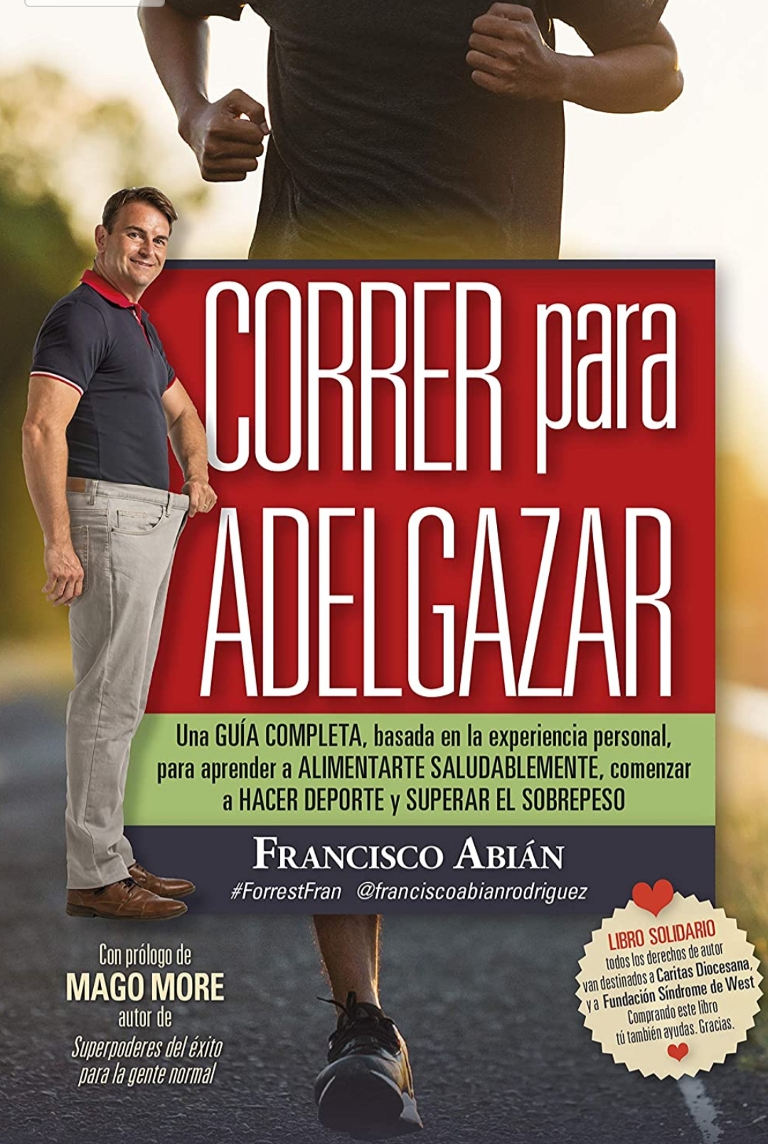 La portada del libro de Francisco Abián "Correr para adelgazar" / Fran Abián