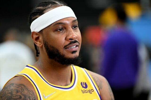 Carmelo Anthony se mostró razonable ante la vacunación de Covid / Lakers Nation