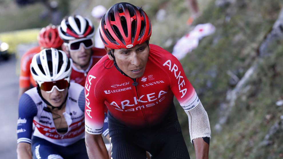 Nairo Quintana durante el Tour / MARCA