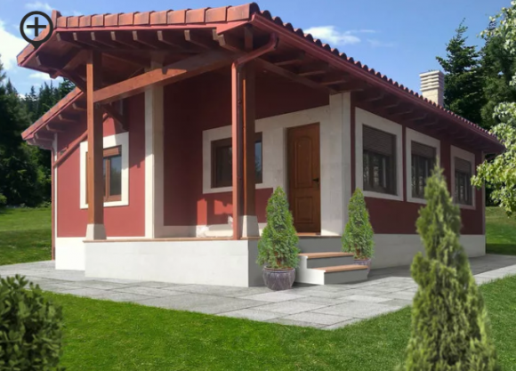 Casa prefabricada Sierra de Carazo de 75,2 metros cuadrados
Precio: desde 83.442 euros + IVA
Empresa: Grupo Eurocasa Modular
Tres habitaciones, dos baños, salón comedor y cocina.
Fotografía de Grupo Eurocasa Modular
