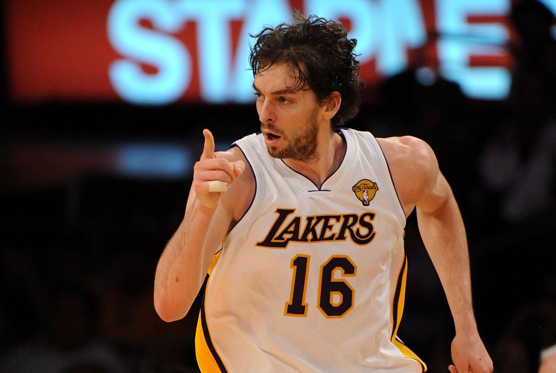 Pau Gasol durante su etapa en Los Ángeles Lakers / Cadena SER