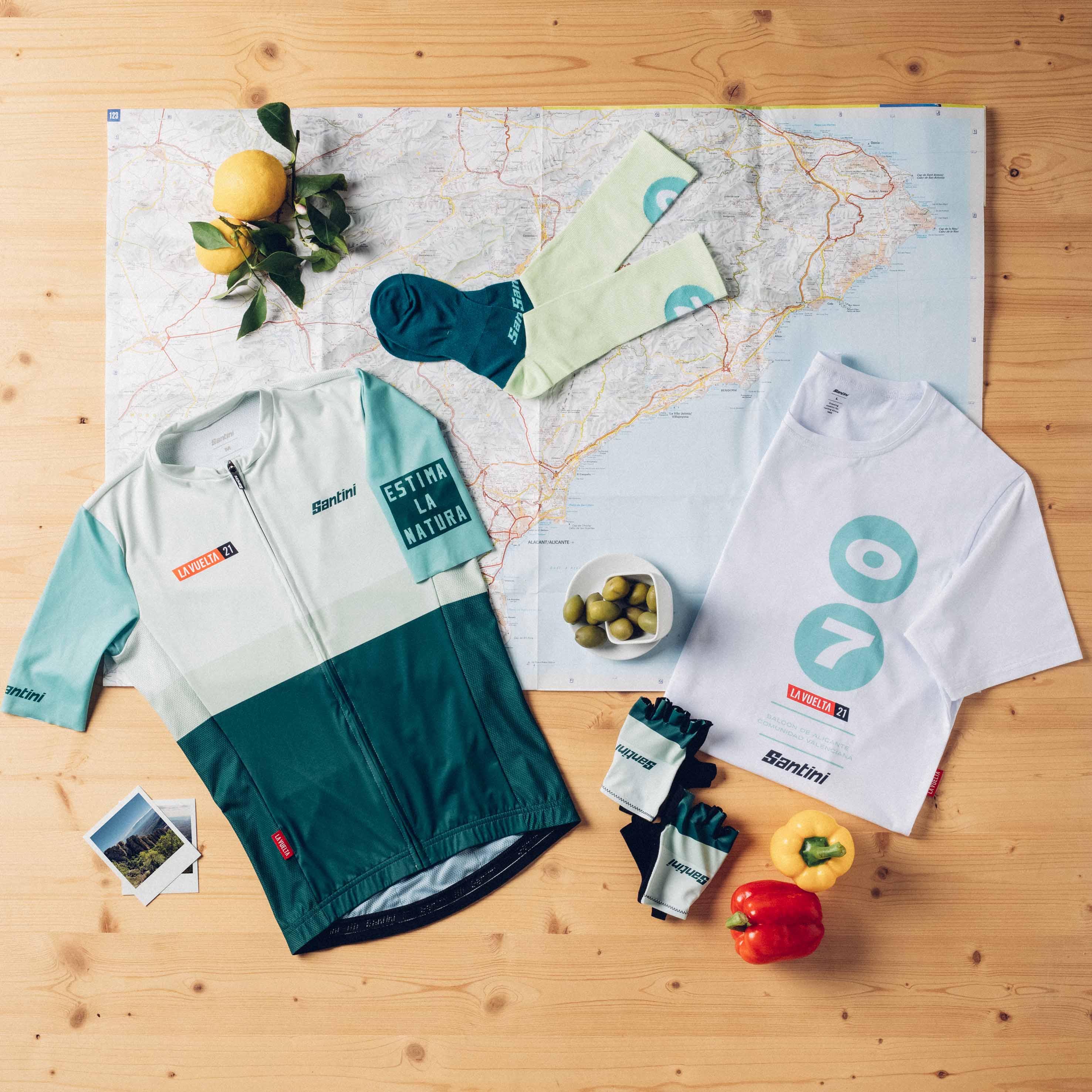 Santini ha preparado cinco kits conmemorativo entre los que se encuentra el de Alicante / Santini