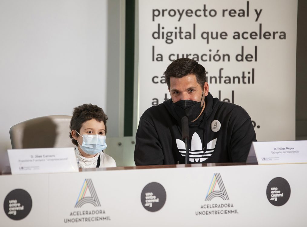 El ex capitán del Real Madrid Basket, Felipe Reyes, ha apoyado la creación del gimnasio oncológico del Hospital Universitario La Paz / EFE Salud