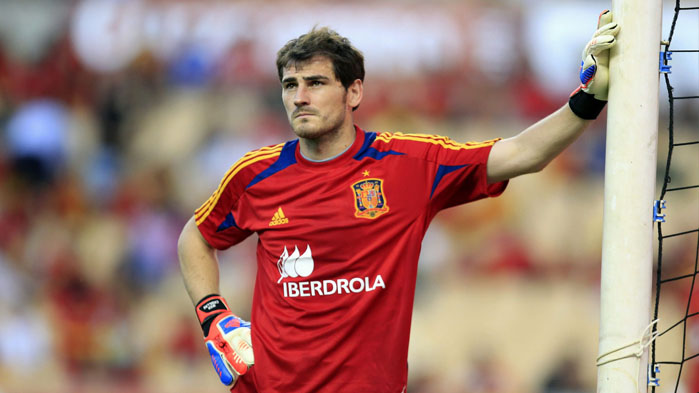 Casillas durante una concentración / El País