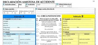 El documento del parte / Seguro del Coche