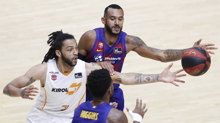 El Barça Basket perdió la Liga en Valencia ante Baskonia / AS