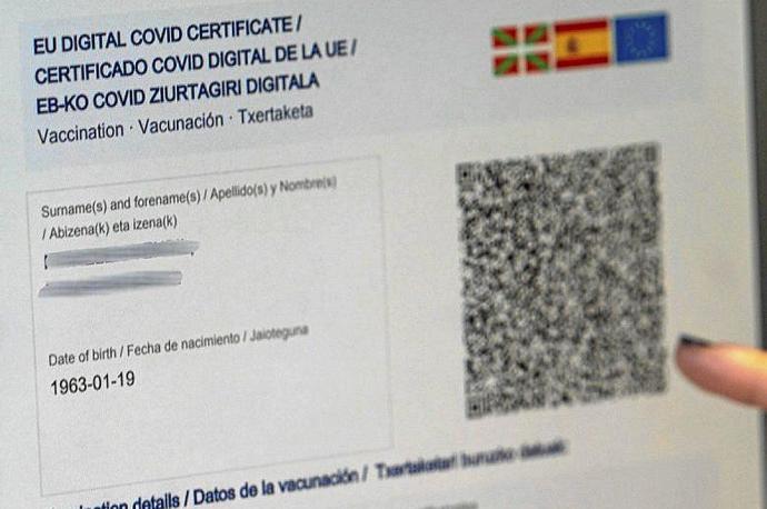 ¿Dónde puedes recoger tu pasaporte Covid si lo necesitas? / Deia 