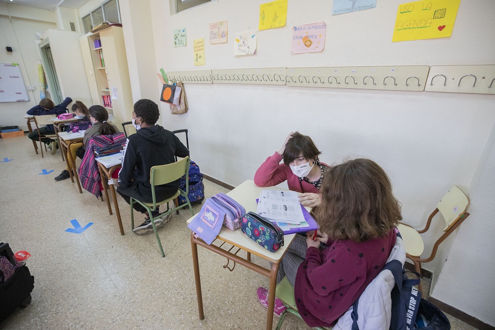 Miles de niños volverán a las aulas en los próximos días / Plena Inclusión 