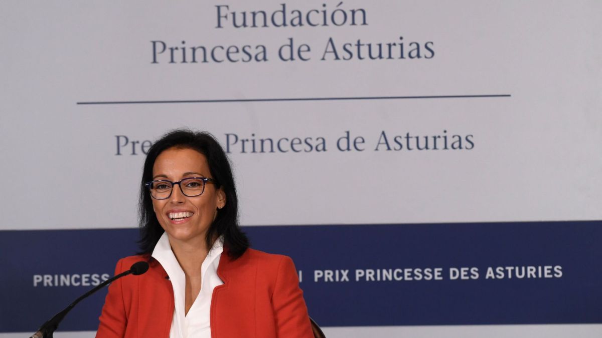 Teresa Perales recogió el Princesa de Asturias tal y como comentó Miguel Carballeda / Eloy Alonso (EFE)