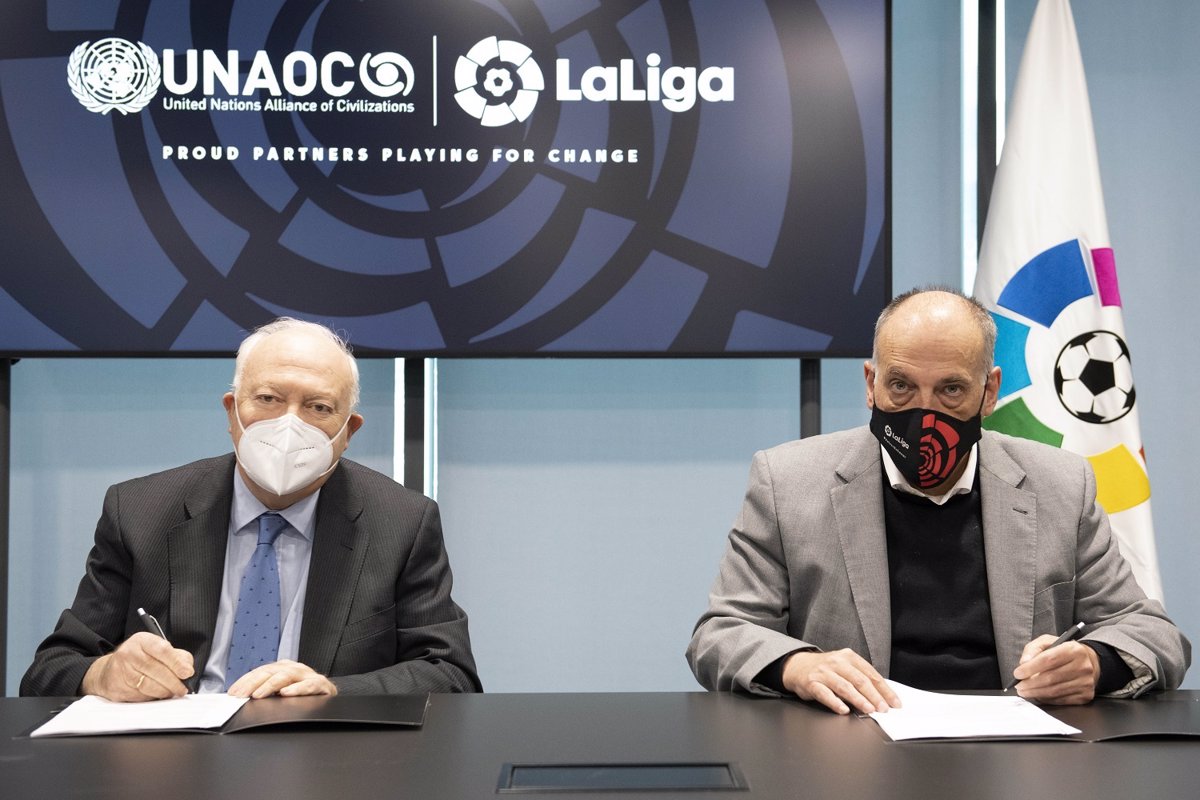 LaLiga y Unaoc firmaron el acuerdo en enero / Europa Press