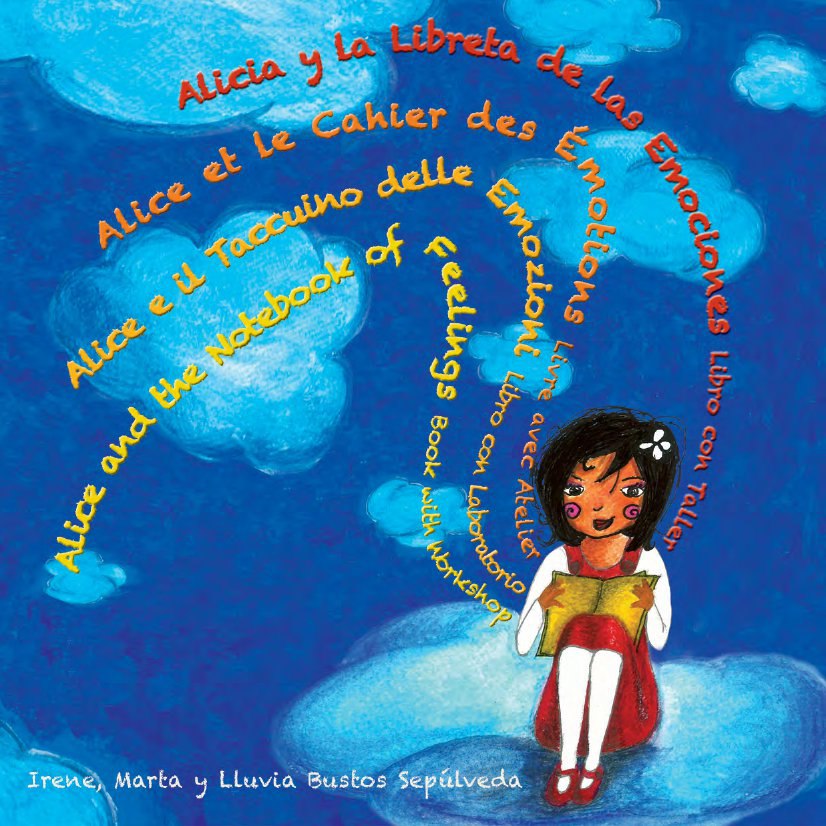 Portada del cuento: "Alicia y la libreta de las emociones"