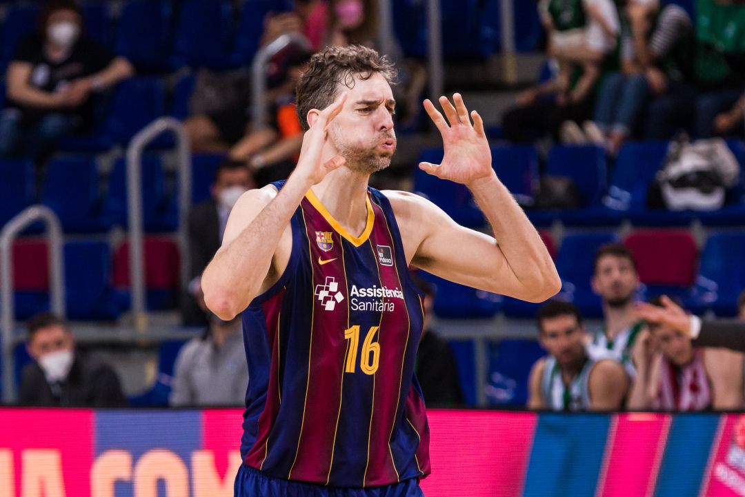 Pau Gasol ha conseguido levantar la Liga Endesa en el año de su vuelta / Cadena SER