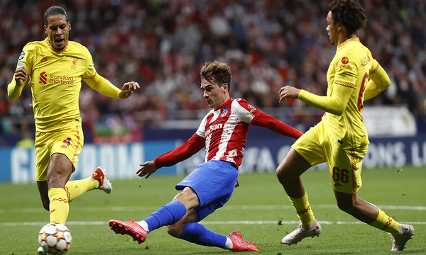 El Atlético no fue capaz de superar al Liverpool en Champions League / Atlético de Madrid