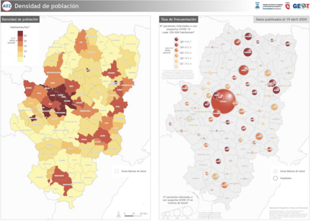 Infografía de casos de COVID-19 / El Periódico de Aragón