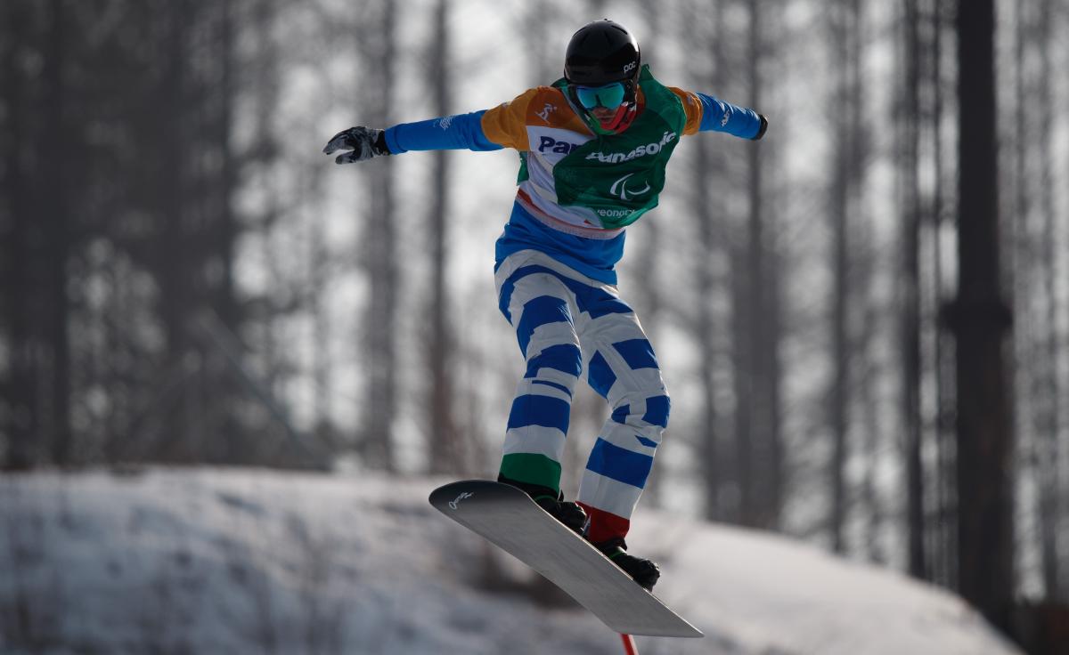 Jacopo Lucchini realiza un salto antes del Mundial Paralímpico / IOC