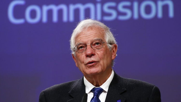 Josep Borrell durante una comparecencia en la Comisión Europea /Vozpópuli