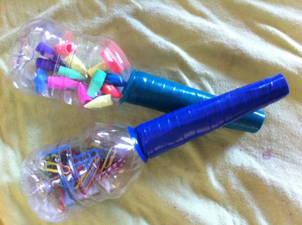 Maracas recicladas
