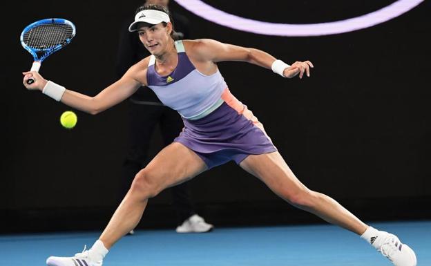 Garbiñe Muguruza llegó hasta cuarta ronda en Australia. Es una de las jugadoras que España podría llevar a la Copa Billie Jean King / Diario Sur