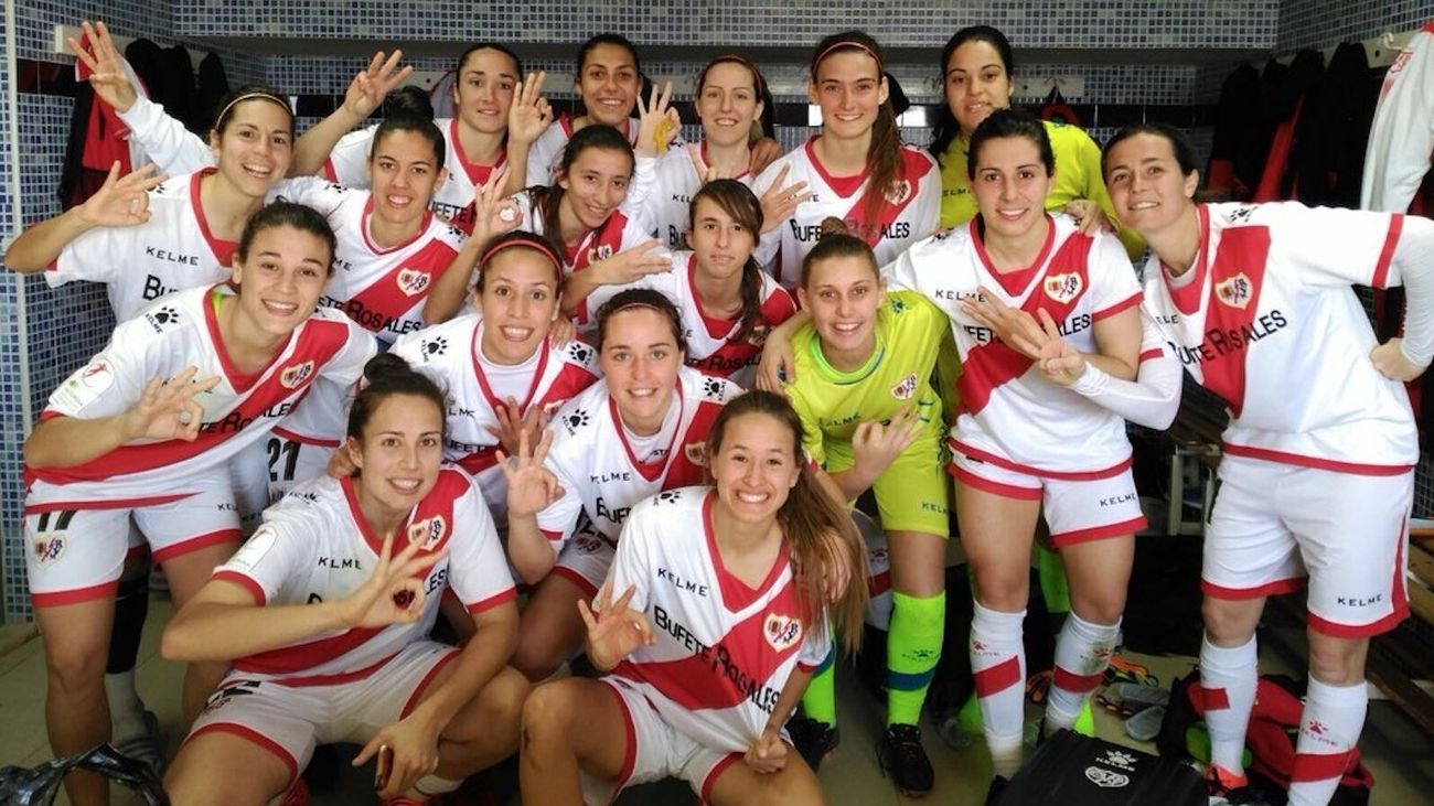 Las jugadoras del Rayo Vallecano han regularizado su situación / Telemadrid 