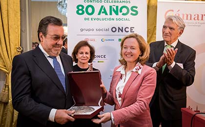 El Grupo Social ONCE recibió el Premio a la Empresa del Año en 2018 por su defensa de la inclusión / ONCE