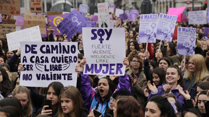 Irene Montero llama a que las movilizaciones feministas de mañana sean un canto al no a la guerra / ElDiario.es