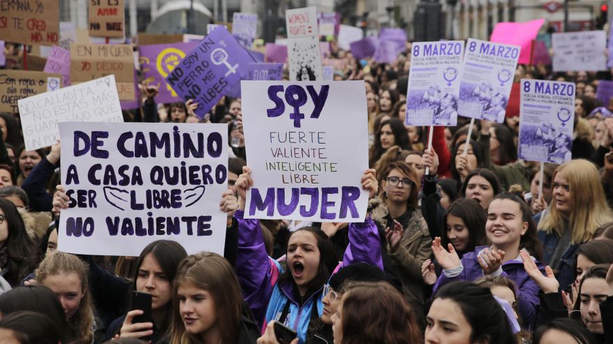 Irene Montero llama a que las movilizaciones feministas de mañana sean un canto al no a la guerra / ElDiario.es 