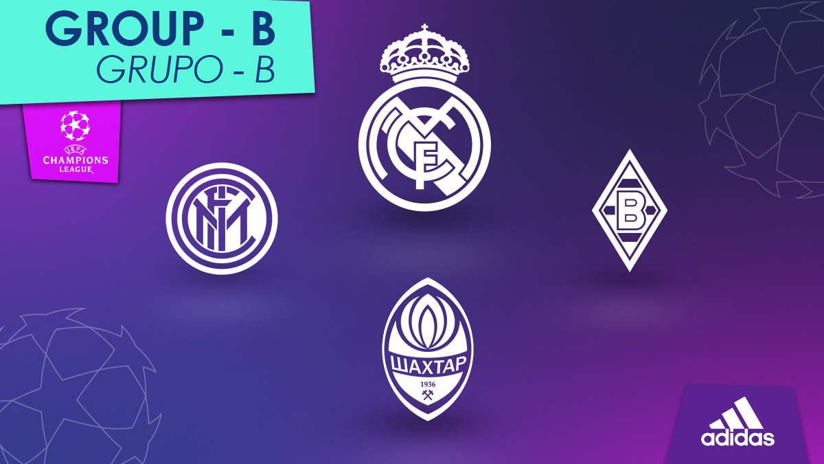 Confección del Grupo B del Real Madrid / Twitter  