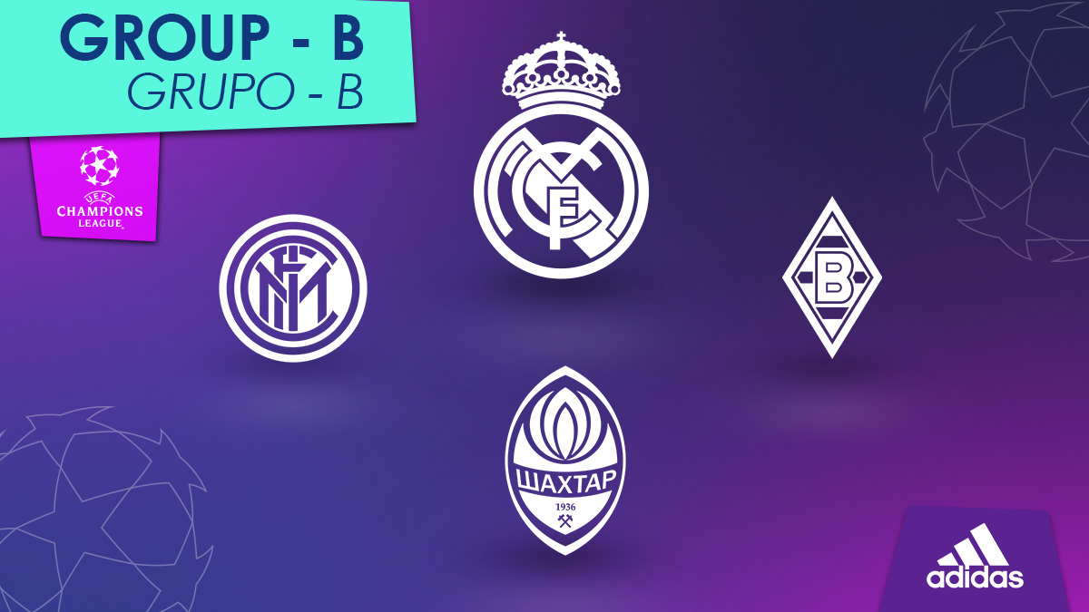 Confección del Grupo B del Real Madrid / Twitter