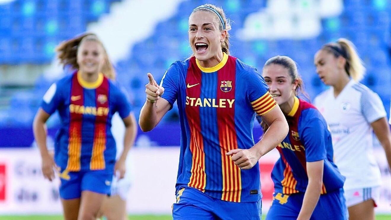 Alexia Putellas, del Fútbol Club Barcelona, fue la mejor jugadora de la UEFA y aspira al Premio The Best / MARCA