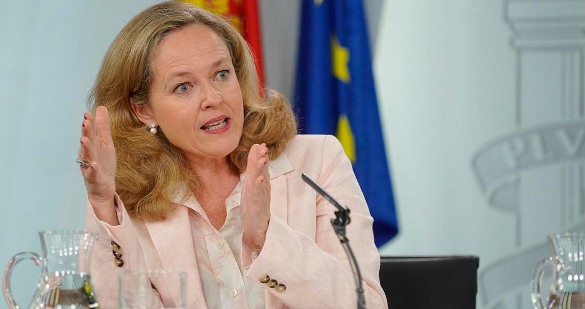 Nadia Calviño durante una rueda de prensa / Crónica Global - El Español