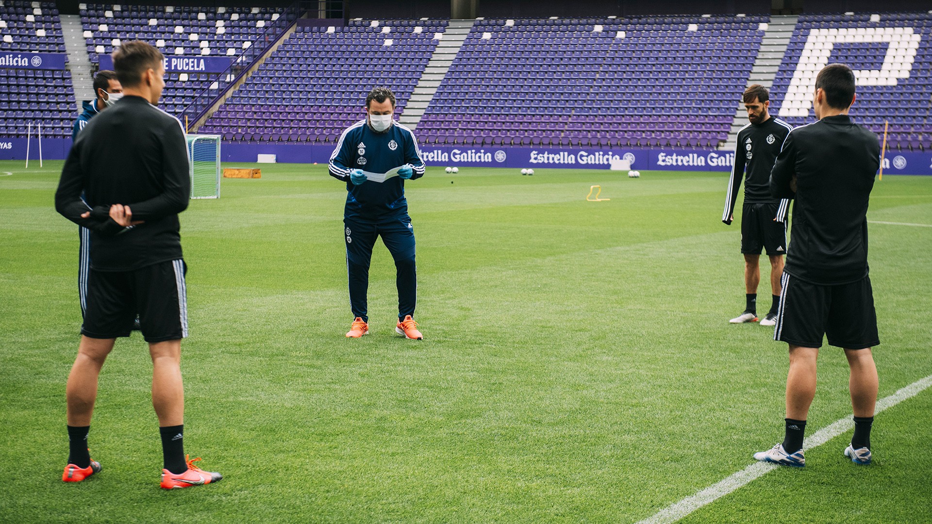 El Real Valladolid se encuentra entrenando en Zorrilla / Real Valladolid