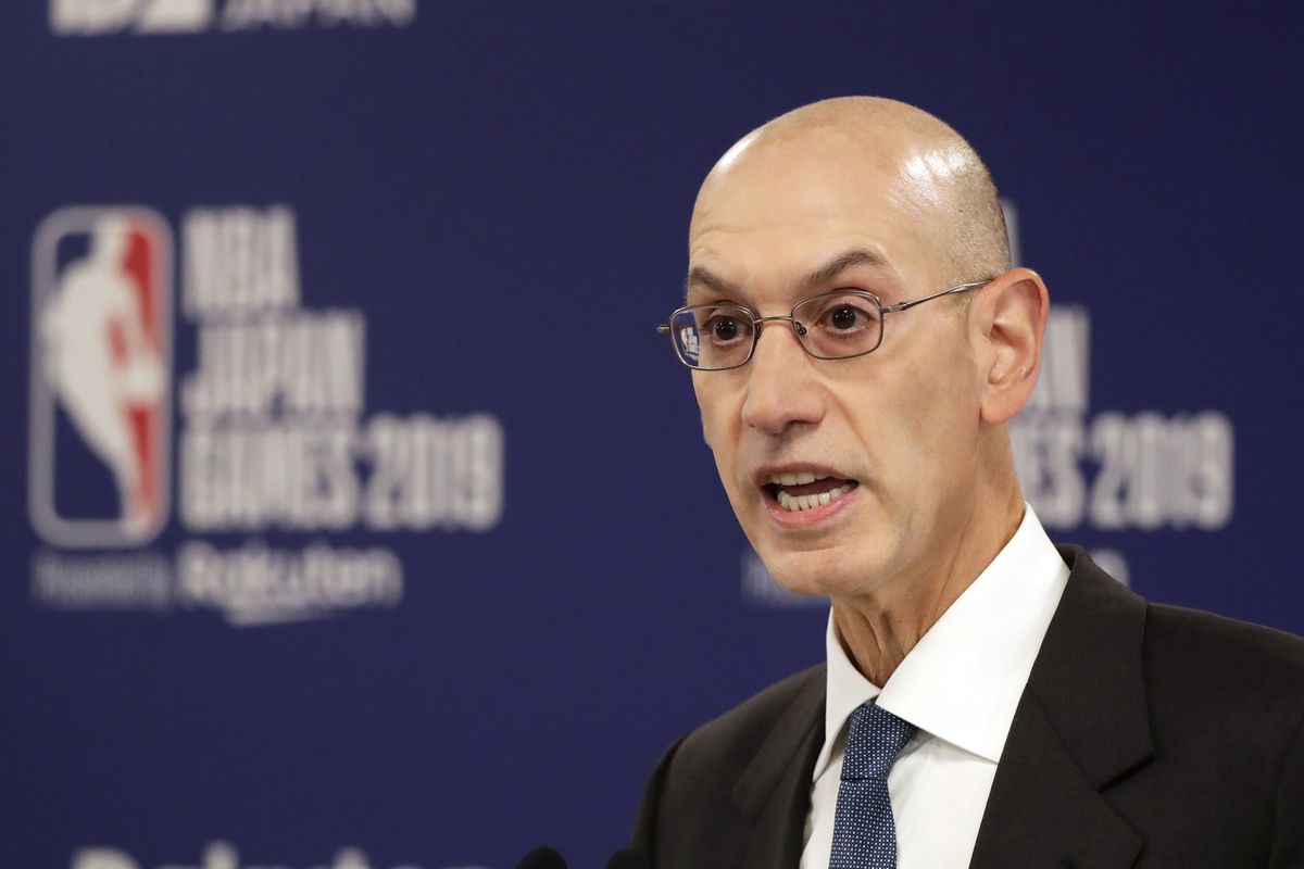 Adam Silver, comisionado de la NBA / Chicago Sun - Times