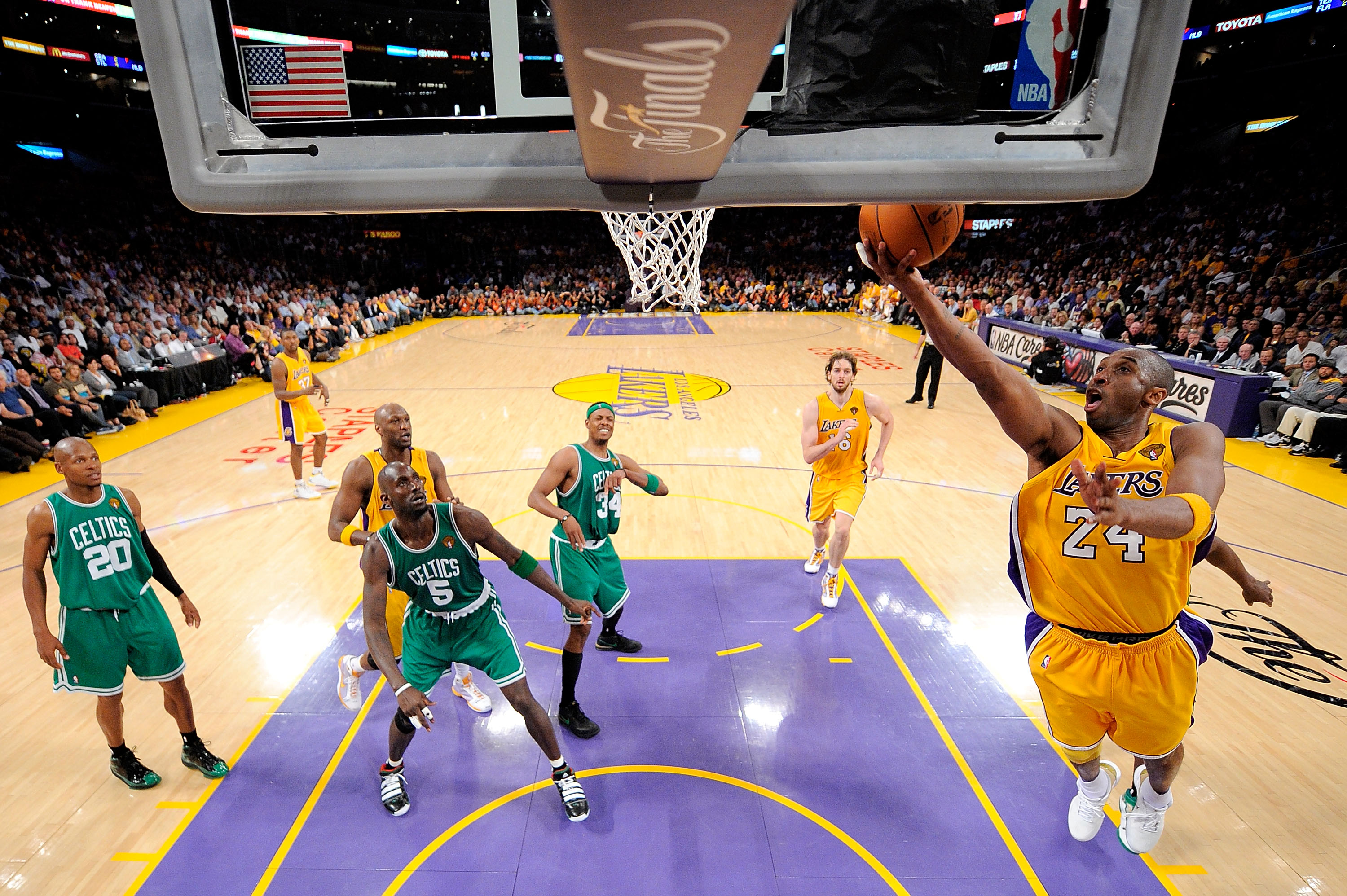 Kobe Bryant en el séptimo partido de las finales de 2010 / Blescher Report     